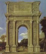 Domenico Ghirlandaio Triumphal Arch oil